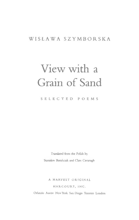 Cover image for book View With A Grain Of Sand