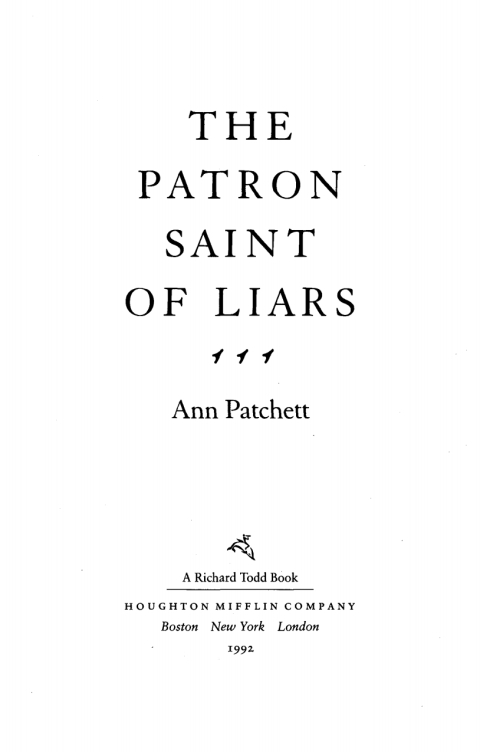 Cover image for book The Patron Saint Of Liars