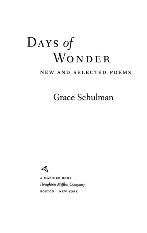 Cover image for book Days Of Wonder