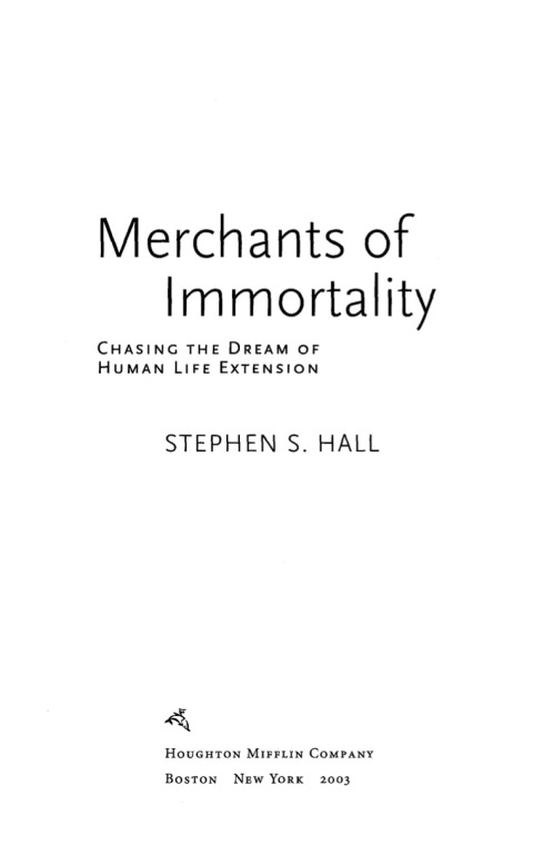 Cover image for book Merchants of Immortality