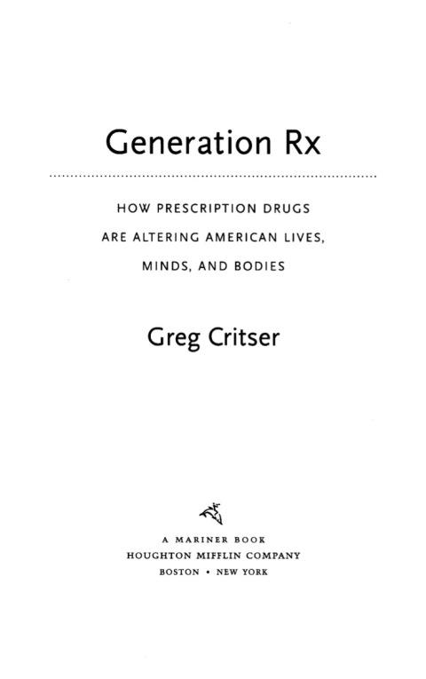 Cover image for book Generation Rx