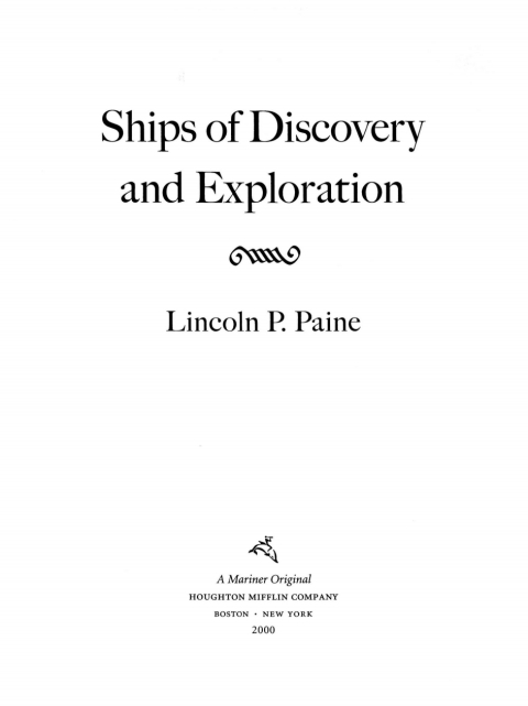 Cover image for book Ships Of Discovery And Exploration