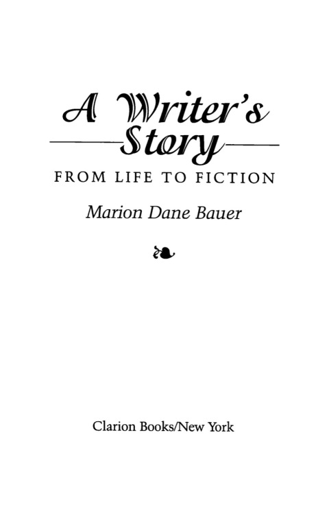 Cover image for book A Writer's Story