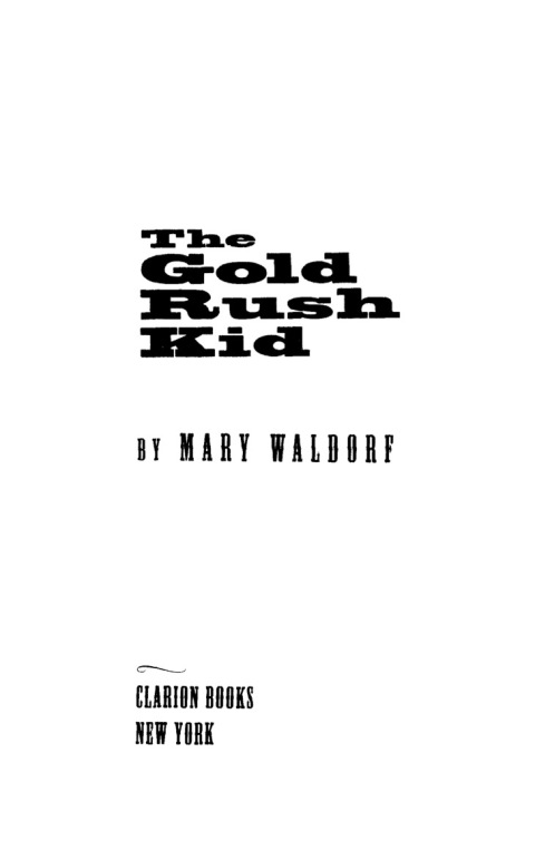 Cover image for book The Gold Rush Kid