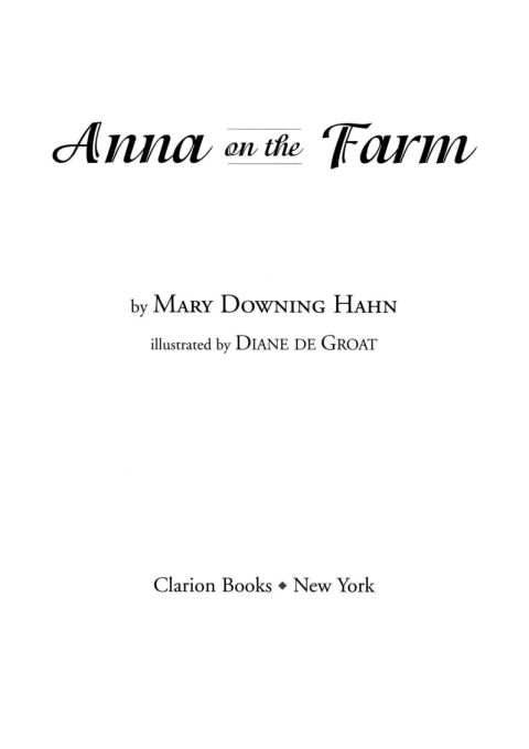 Cover image for book Anna on the Farm