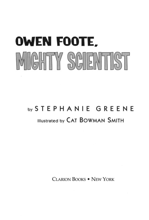 Cover image for book Owen Foote, Mighty Scientist
