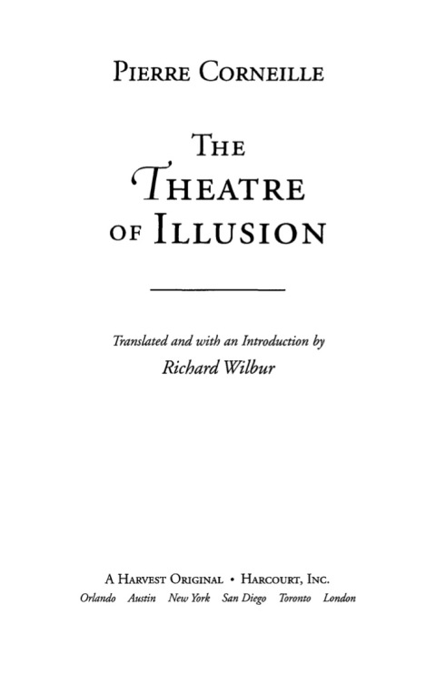 Cover image for book The Theatre of Illusion