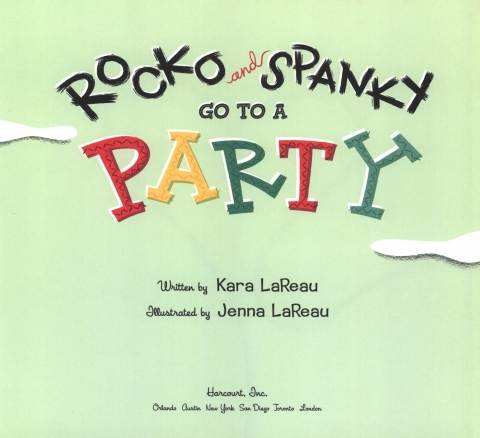 Cover image for book Rocko and Spanky Go to a Party