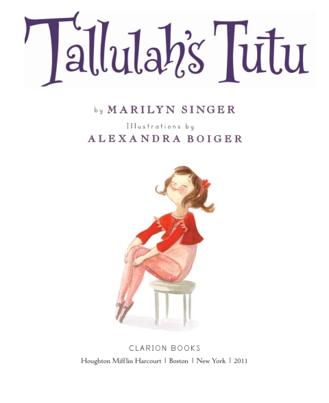Cover image for book Tallulah's Tutu