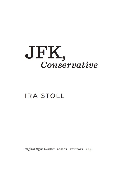Cover image for book JFK, Conservative