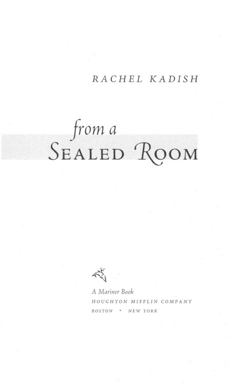Cover image for book From a Sealed Room