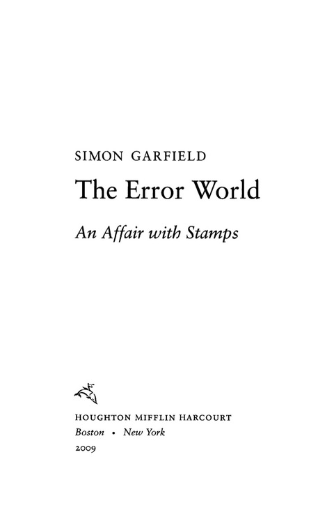 Cover image for book The Error World