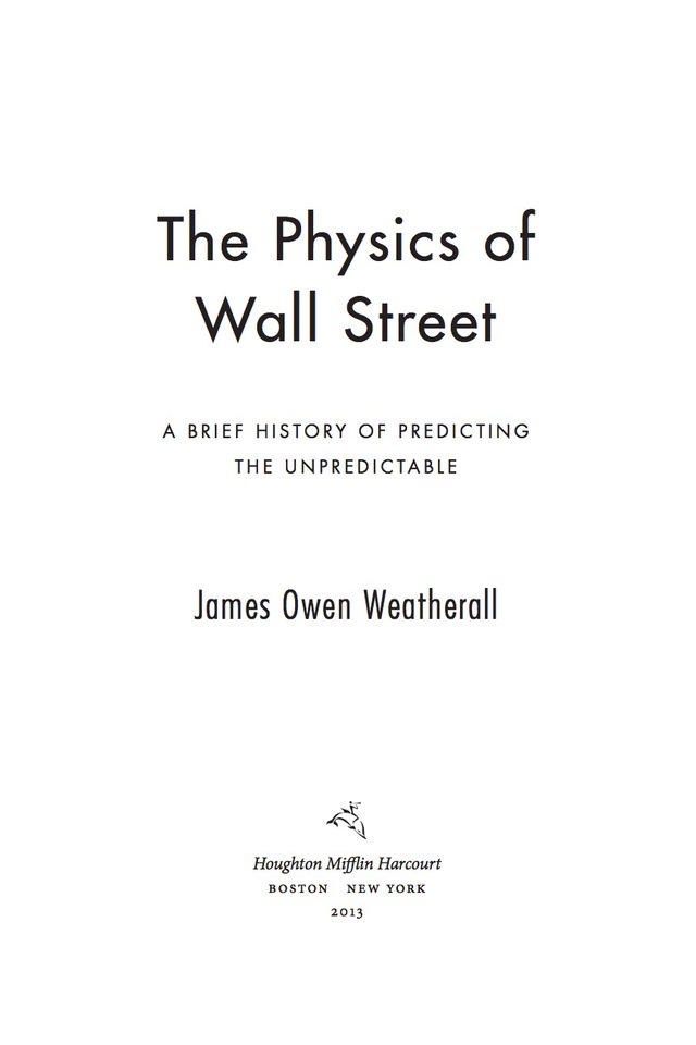 The Physics of Wall Street