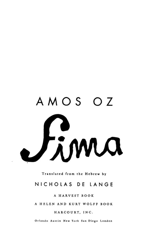 Cover image for book Fima
