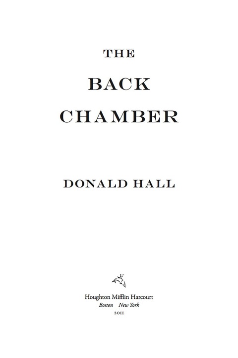Cover image for book The Back Chamber