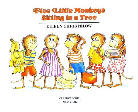 Cover image for book Five Little Monkeys Sitting in a Tree (Read-aloud)