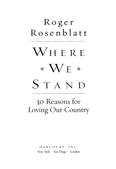 Cover image for book Where We Stand