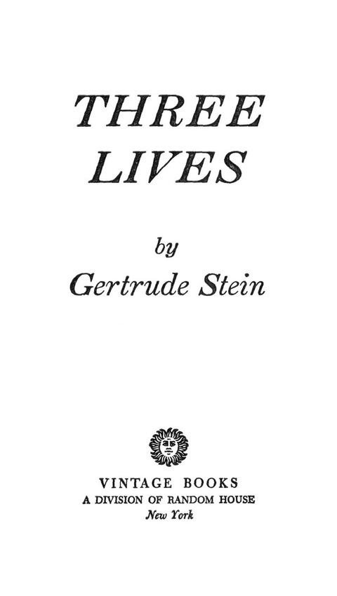 Cover image for book Three Lives