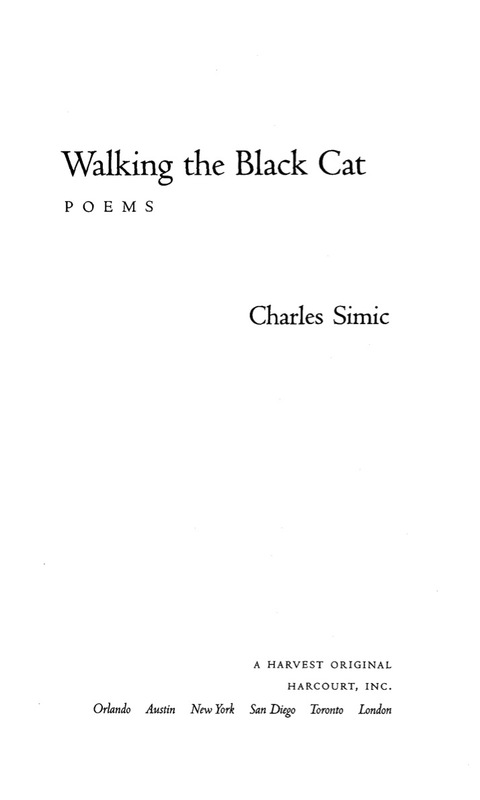 Cover image for book Walking The Black Cat