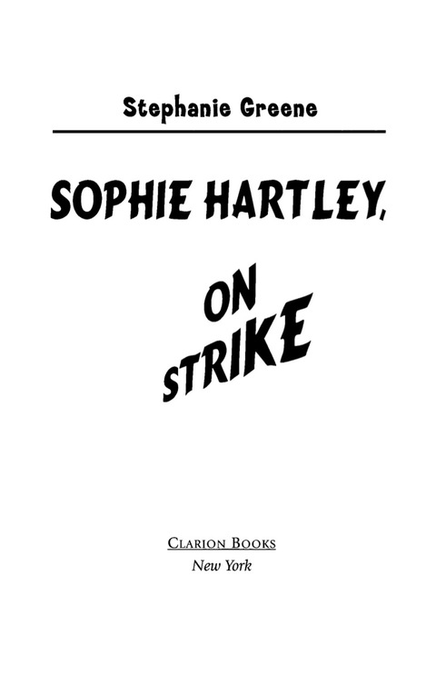 Cover image for book Sophie Hartley, on Strike