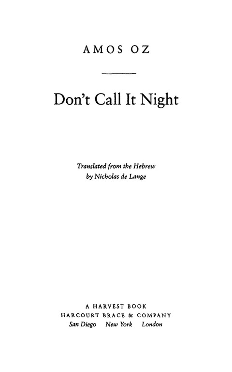 Cover image for book Don't Call It Night