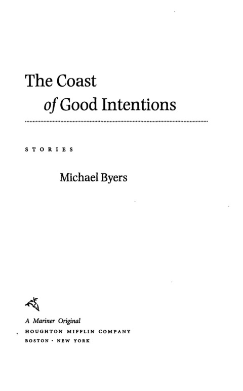 Cover image for book The Coast of Good Intentions