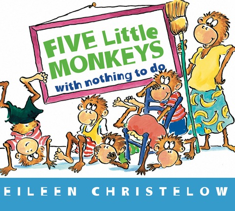 Cover image for book Five Little Monkeys with Nothing to Do