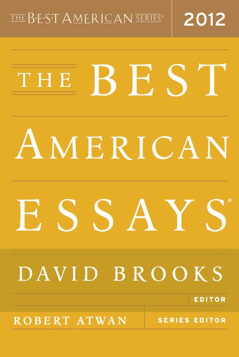 Cover image for book The Best American Essays 2012
