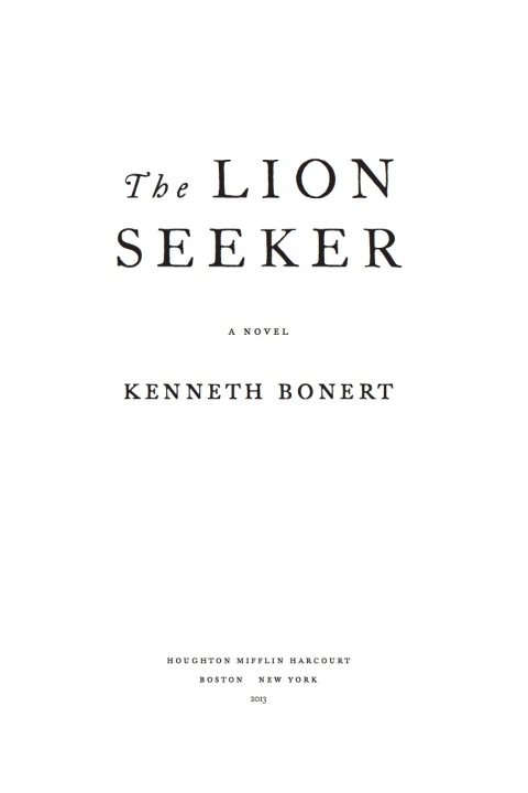 Cover image for book The Lion Seeker