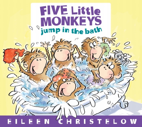 Cover image for book Five Little Monkeys Jump in the Bath