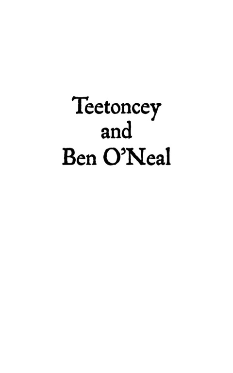 Cover image for book Teetoncey and Ben O'Neal