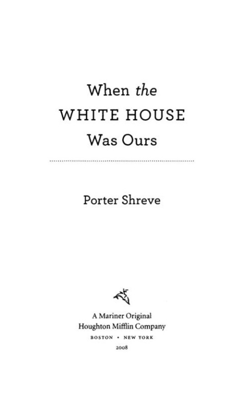 Cover image for book When The White House Was Ours