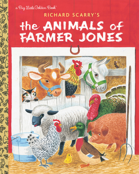 Cover image for book Richard Scarry's The Animals of Farmer Jones