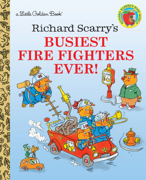 Cover image for book Richard Scarry's Busiest Firefighters Ever!