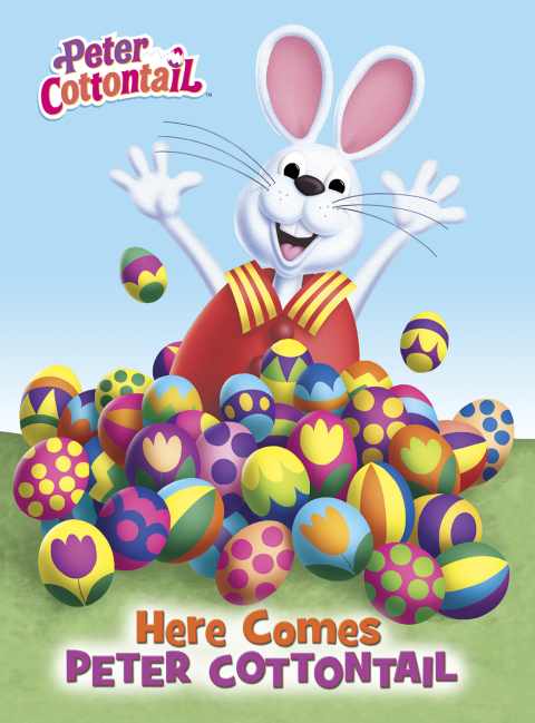 Cover image for book Here Comes Peter Cottontail Board Book (Peter Cottontail)
