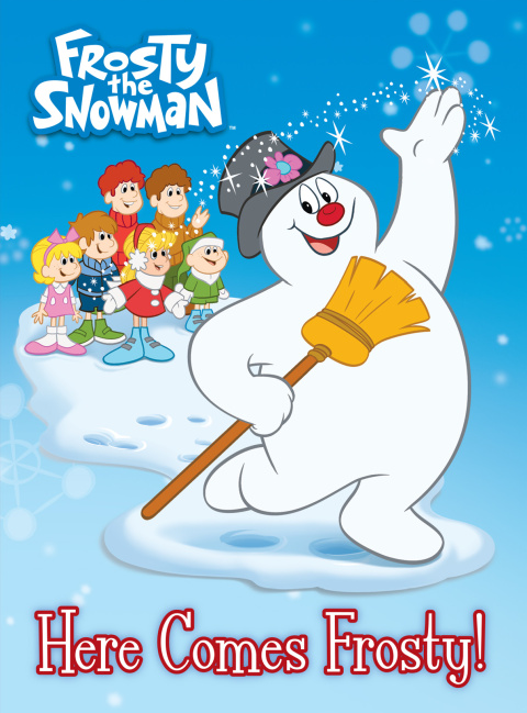 Cover image for book Here Comes Frosty! (Frosty the Snowman)