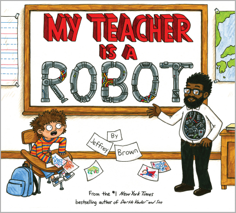Cover image for book My Teacher is a Robot