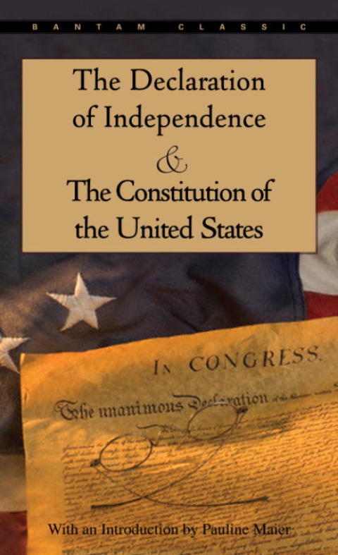Cover image for book The Declaration of Independence and The Constitution of the United States
