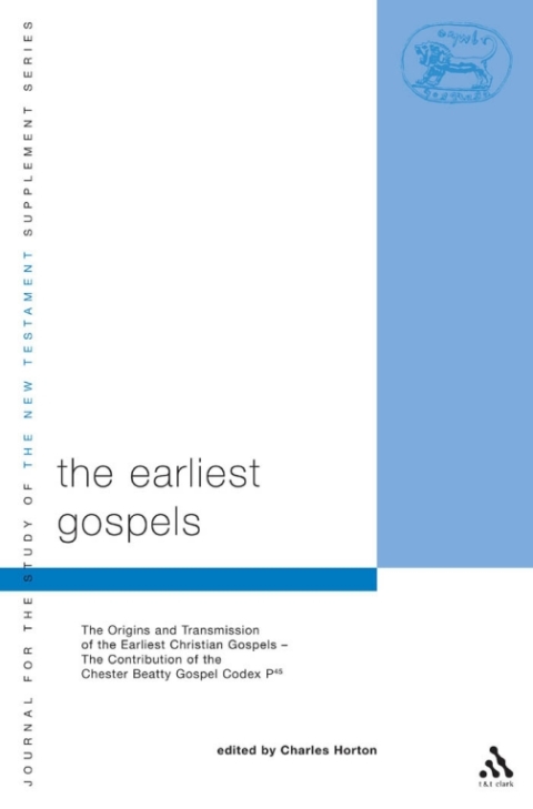 Cover image for book The Earliest Gospels