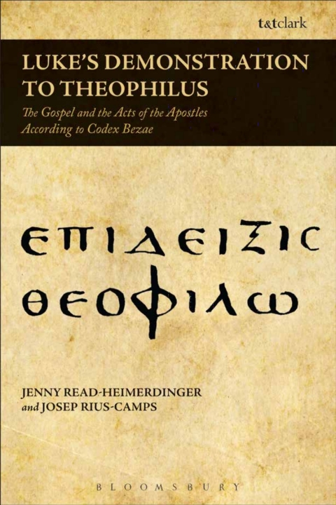 Cover image for book Luke's Demonstration to Theophilus