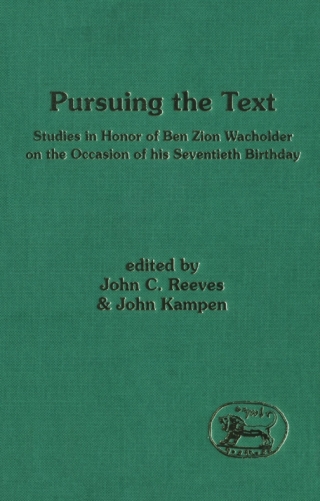 Pursuing the Text