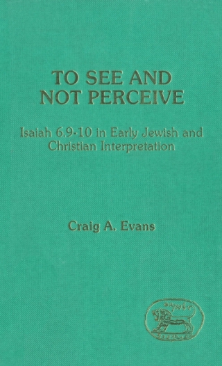 To See and Not Perceive