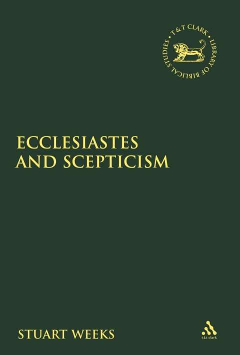 Cover image for book Ecclesiastes and Scepticism