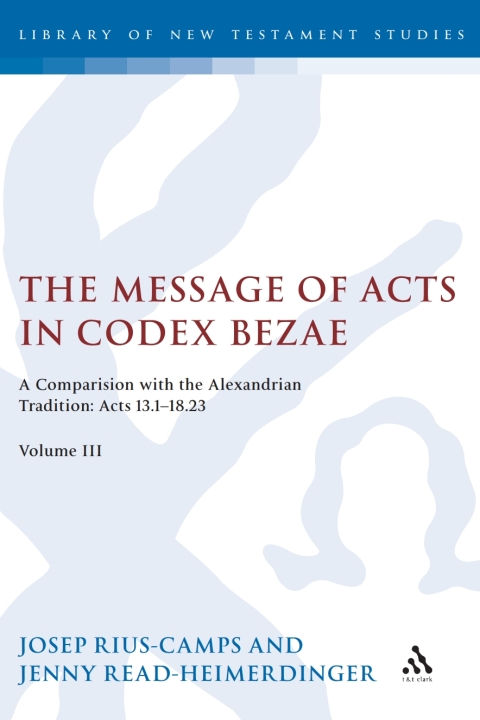 Cover image for book The Message of Acts in Codex Bezae
