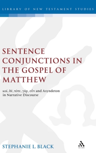 Sentence Conjunctions in the Gospel of Matthew