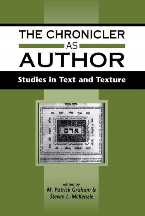 The Chronicler as Author 