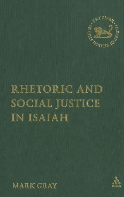 Cover image for book Rhetoric and Social Justice in Isaiah