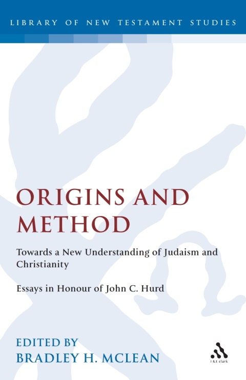 Cover image for book Origins and Method--Towards a New Understanding of Judaism and Christianity