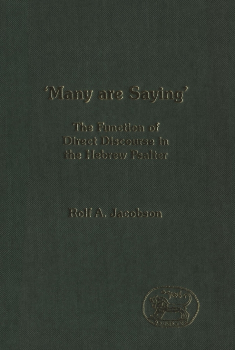 Cover image for book Many Are Saying