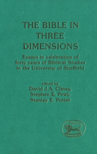 The Bible in Three Dimensions